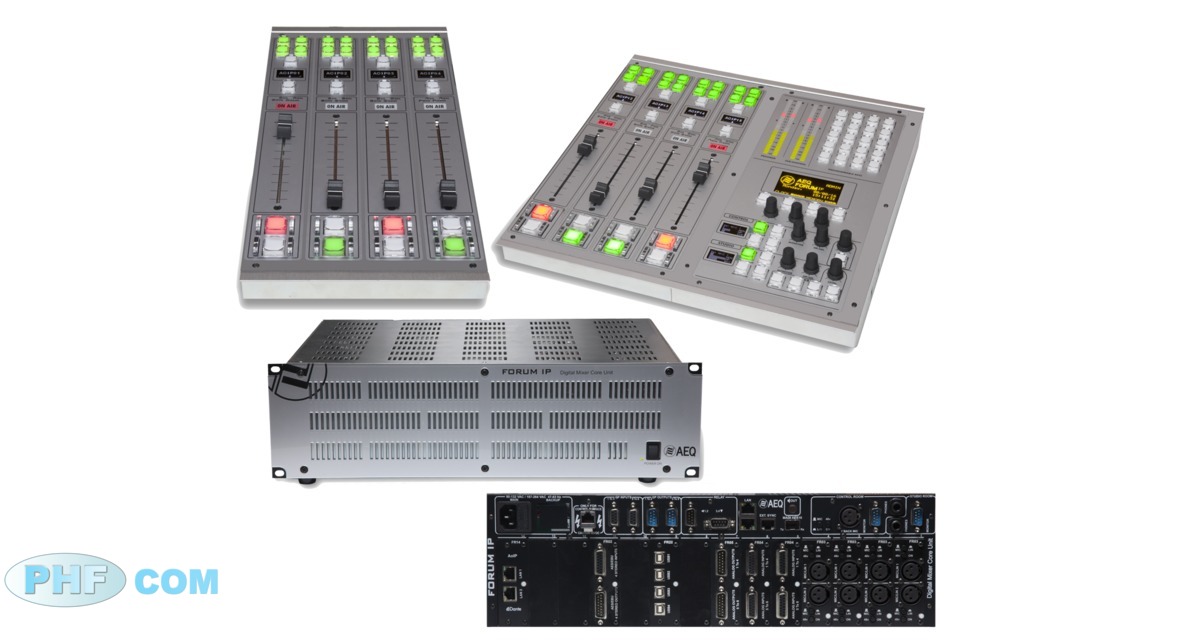 Elements de la console FORUM SPLIT AEQ